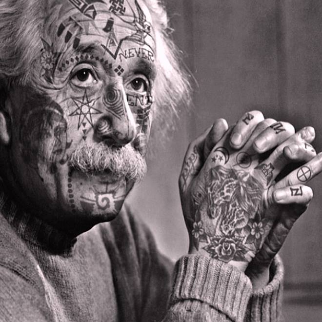 Einstein-tattowiert
